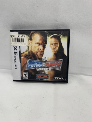 WWE SMACKDOWN VS. RAW 2009 NINTENDO DS GAME 3DS 2DS LITE XL
