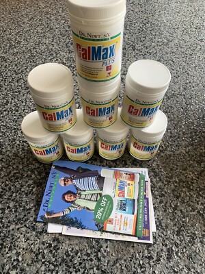 Dr.Newton's CalMax Plus Supplement Vitamin C, D3, Calcium, Magnesium Lot Of 8