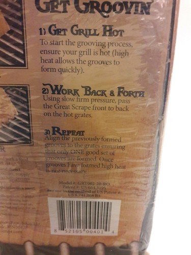 NEW The Great Scrape Woody Paddle - All Natural BBQ Grill Wood Scraper