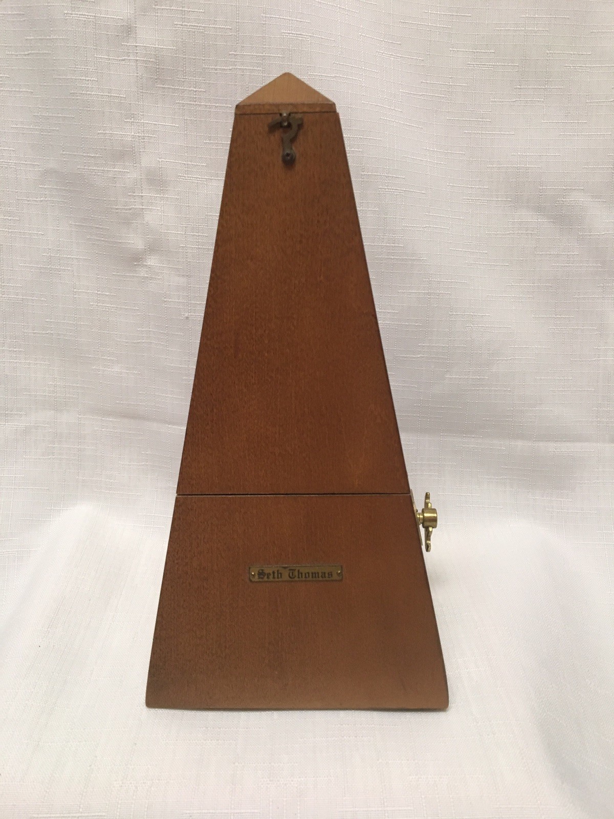 *VINTAGE* Seth Thomas METRONOME Musical Timer No. 6403 WOOD CASE Excellent Shape