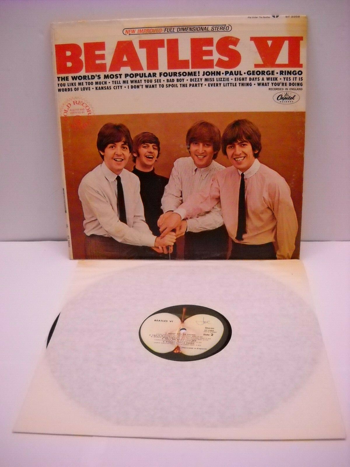 ビートルズ レコード LP Beatles VI ST2358 海外