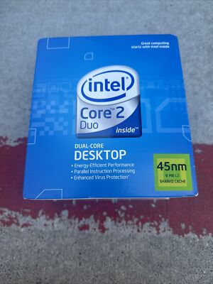New Intel Core 2 Duo E8400 3GHz 6MB Cache Socket 775 CPU BX80570E8400