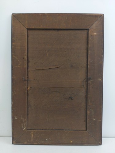 VINTAGE Antique WOODEN FRAMED CARVED  WALL HANGING DRESSING MIRROR