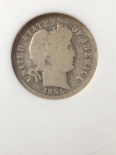 Certified 1895-O Barber Dime- Key Date!