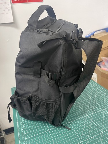 baseball backpack with helmat holder and fence hook