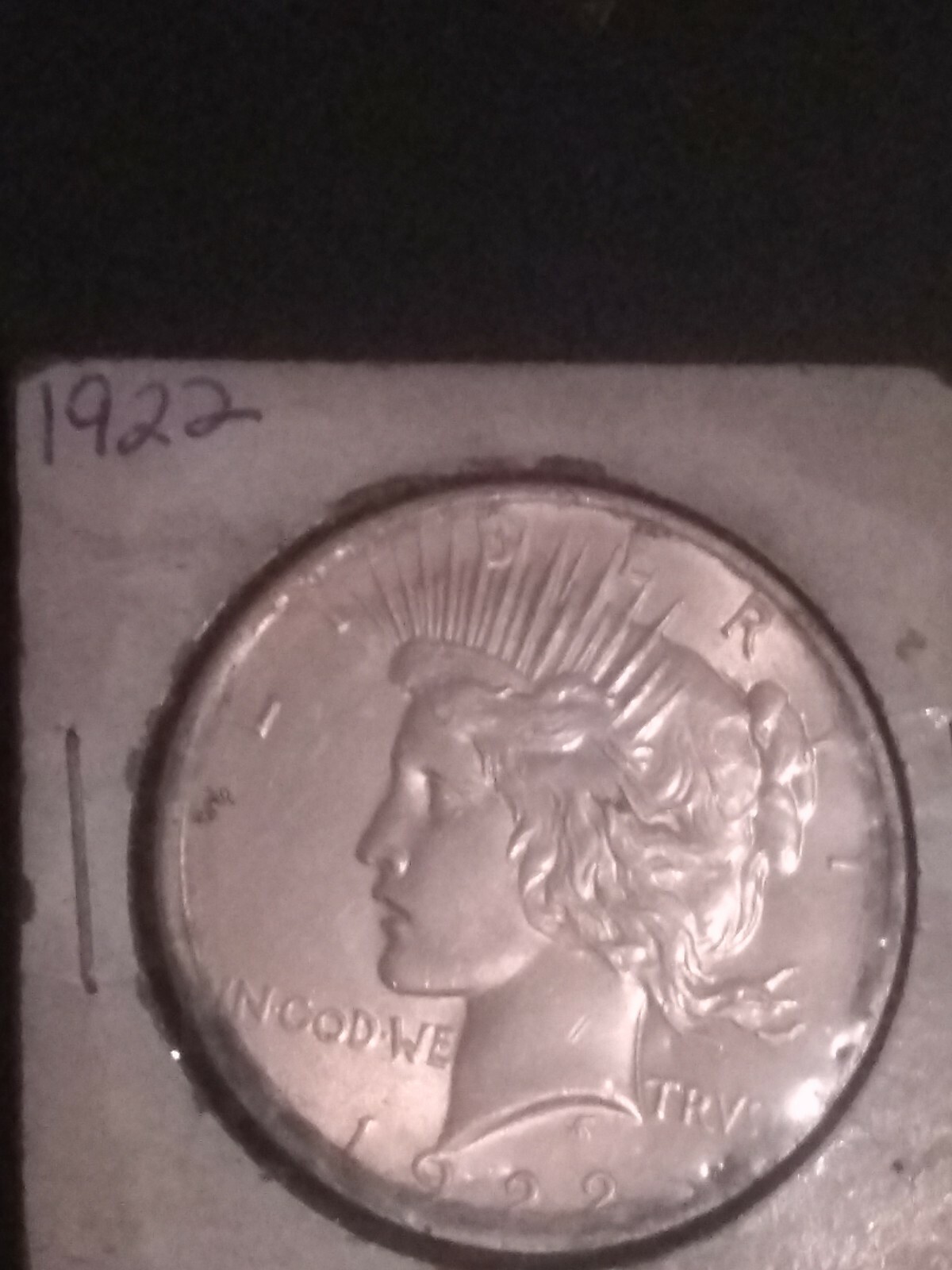 1922 Peace Dollar - very good Condition only have this one act fast