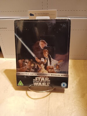 NEW Star Wars Return of the Jedi 4K SteelBook Blu-ray [1983](UK) Zavvi No Dents
