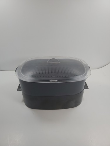 TUPPERWARE 5 piece OVAL STACK COOKER Steamer Microwave