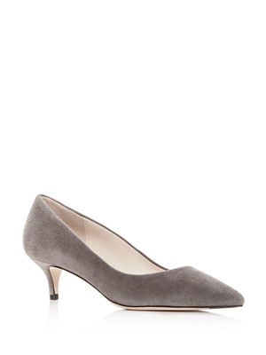

COLE HAAN Женские серые туфли-лодочки без шнуровки Vesta с острым носком на каблуке-рюмочке 7,5 B COLE HAAN, Серый, W09749