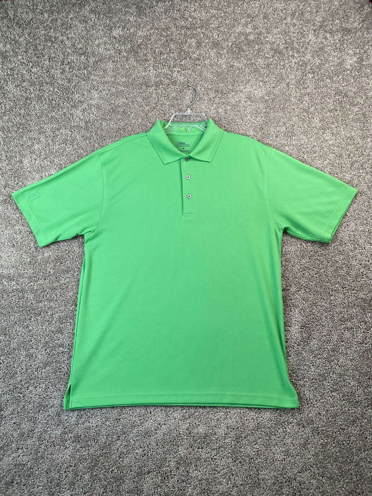 BRIEFING GOLF MS TOUR POLO（GREEN／M） Men's Breezy Golf Green WM Phoenix Open Have a Day Polo