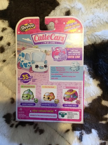 Shopkins Cutie Cars 19 Milk Moover QT + Bonus Mini