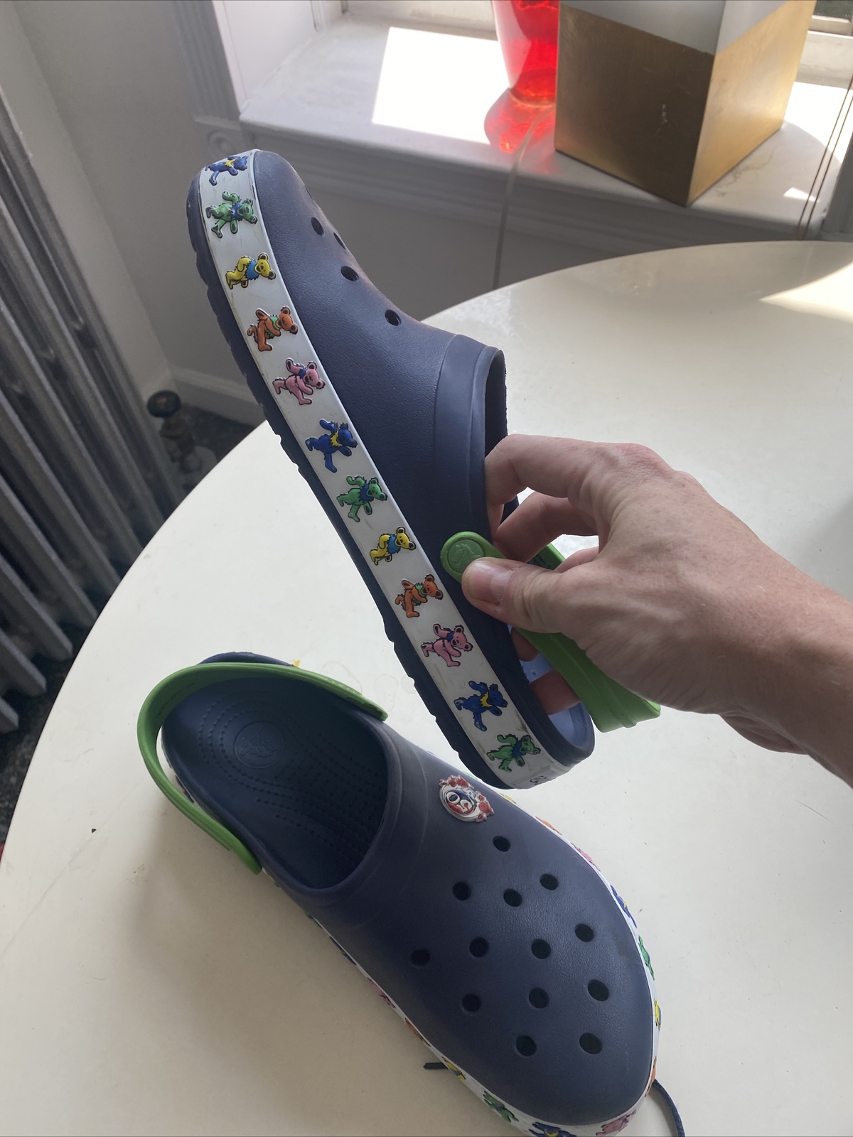grateful dead crocs size 12