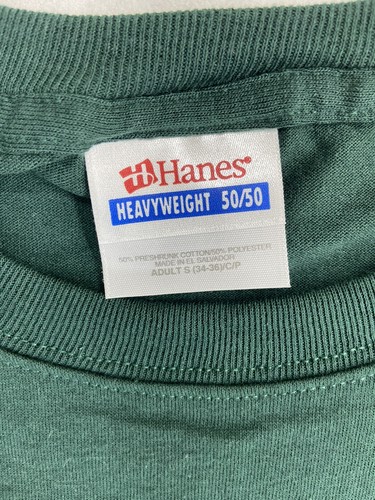 VINTAGE - ▪️50’s【HANESPORT】VINTAGE TEE Vintage Hanes 50 & Nifty Print 50/50 Mens XL Short Sleeve
