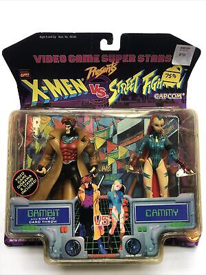 X-Men vs Street Fighter GAMBIT vs CAMMY Toy Biz Video Game X-Men vs Street Fighter GAMBIT vs CAMMY Toy Biz Video Game