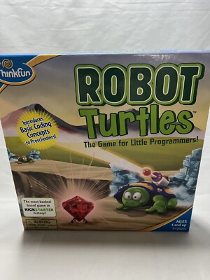 ROBOT TURTLES: The Game for Little Programmers! 2-5 players ages 4+ ThinkFun