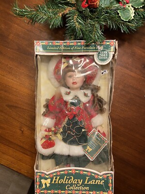 Holiday Lane Collection 2005 Limited Edition Porcelain Doll