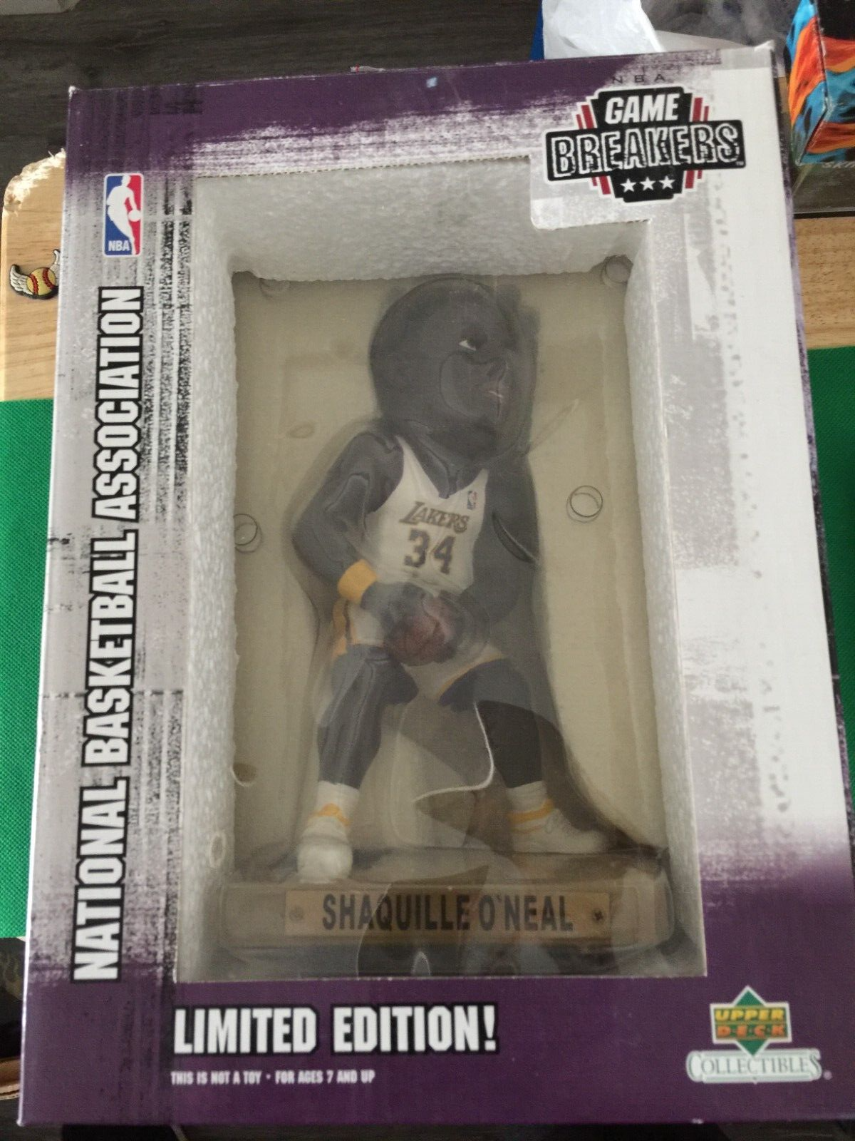 2004 Upper Deck Game Breakers Shaq Shaquille O'Neal Lakers Figure