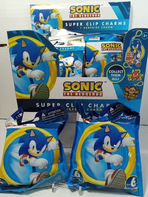Mixed Lot Sonic The Hedgehog Super Clip/Backpack Hanger Surprise Charms Keychain