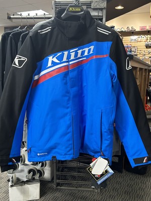 KLIM KAOS JACKET MEDIUM BLACK AND ELECTRIC BLUE 3803-002-130-010