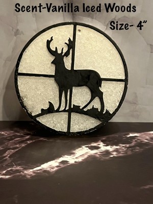 Air Freshener- Deer -Size 4'' -Scent is Vanilla Iced Woods
