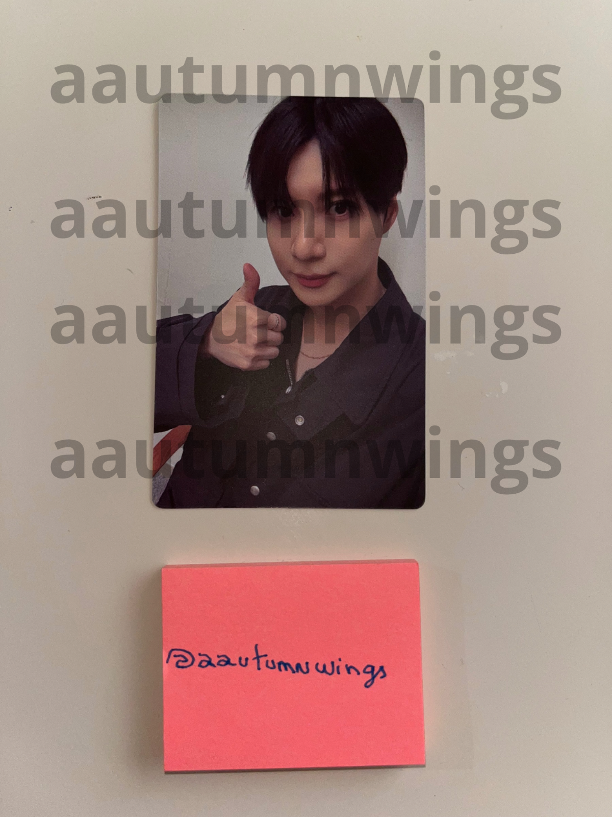 Photocard SHINee Taemin Ephemeral Gaze World Tour Sao Paulo Photocard SHINee Taemin Ephemeral Gaze World Tour Sao Paulo