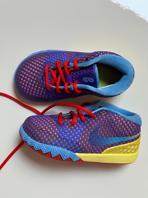 Nike Kyrie 1 (TD) Kids Shoes Size 8C LMN FRST/HYPR GRP-UNVRSTY BL-T