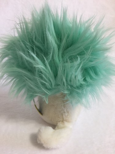 Vintage Dakin Frou Frou Nature Babies White Mint Green Aqua Blue Flower 7