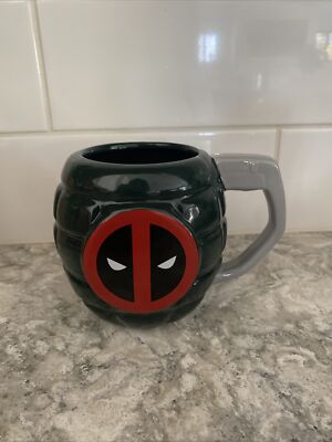 Deadpool Grenade Marvel Comics Coffee Mug Tea Cup NEW Two Sided RARE! By Marvel