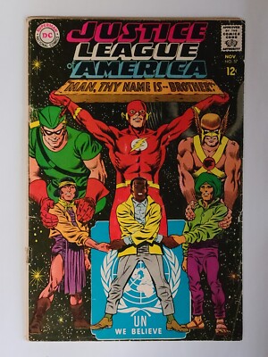 JUSTICE LEAGUE OF AMERICA #57 (DC 1967) SILVER AGE EST~G+(2.5) MAN, THY NAME IS!