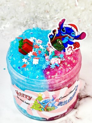 Merry Stitchmas Jelly and Bingsu Slime~ Christmas Slime ~Stretchy~ ASMR
