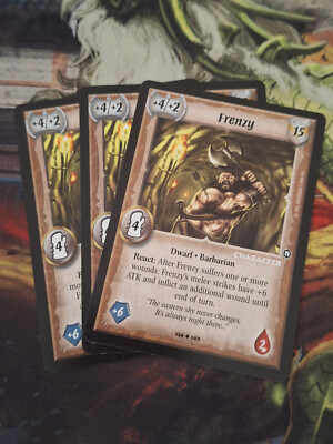 Frenzy x 3 | Warlord Saga of the Storm CCG | Staple Cards