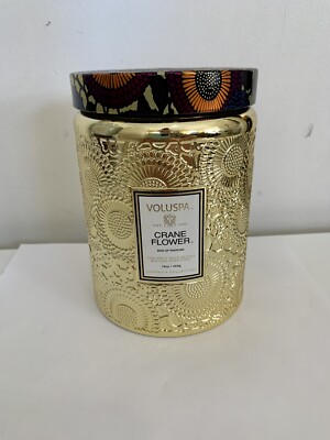 Voluspa Crane Flower Bird of Paradise Coconut Wax Candle Extremely Rare 16 Oz