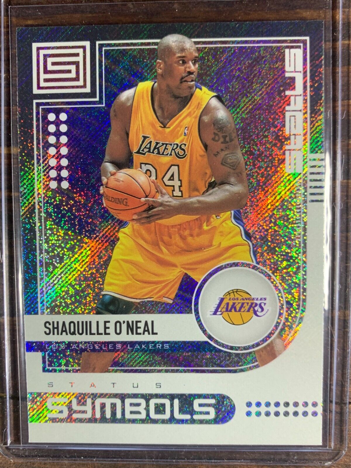 Shaquille O'Neal Basketball Card #23 Panini Status Symbols Shaquille O'Neal Basketball Card #23 Panini Status Symbols