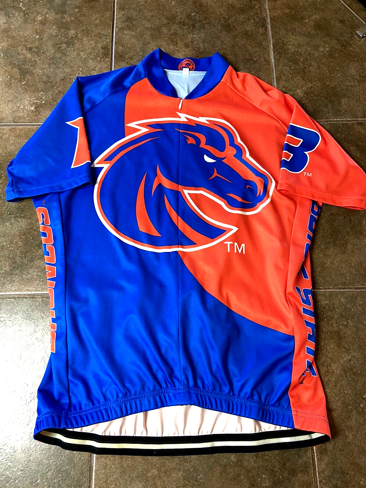 Collegiate Cycling Gear Inc Boise State University Cycling Jersey Men’s Size XL