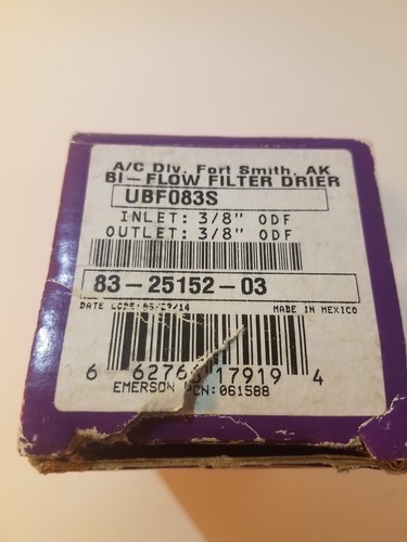 Protech Heat Pump Filter Drier UBF-083 S/83251203