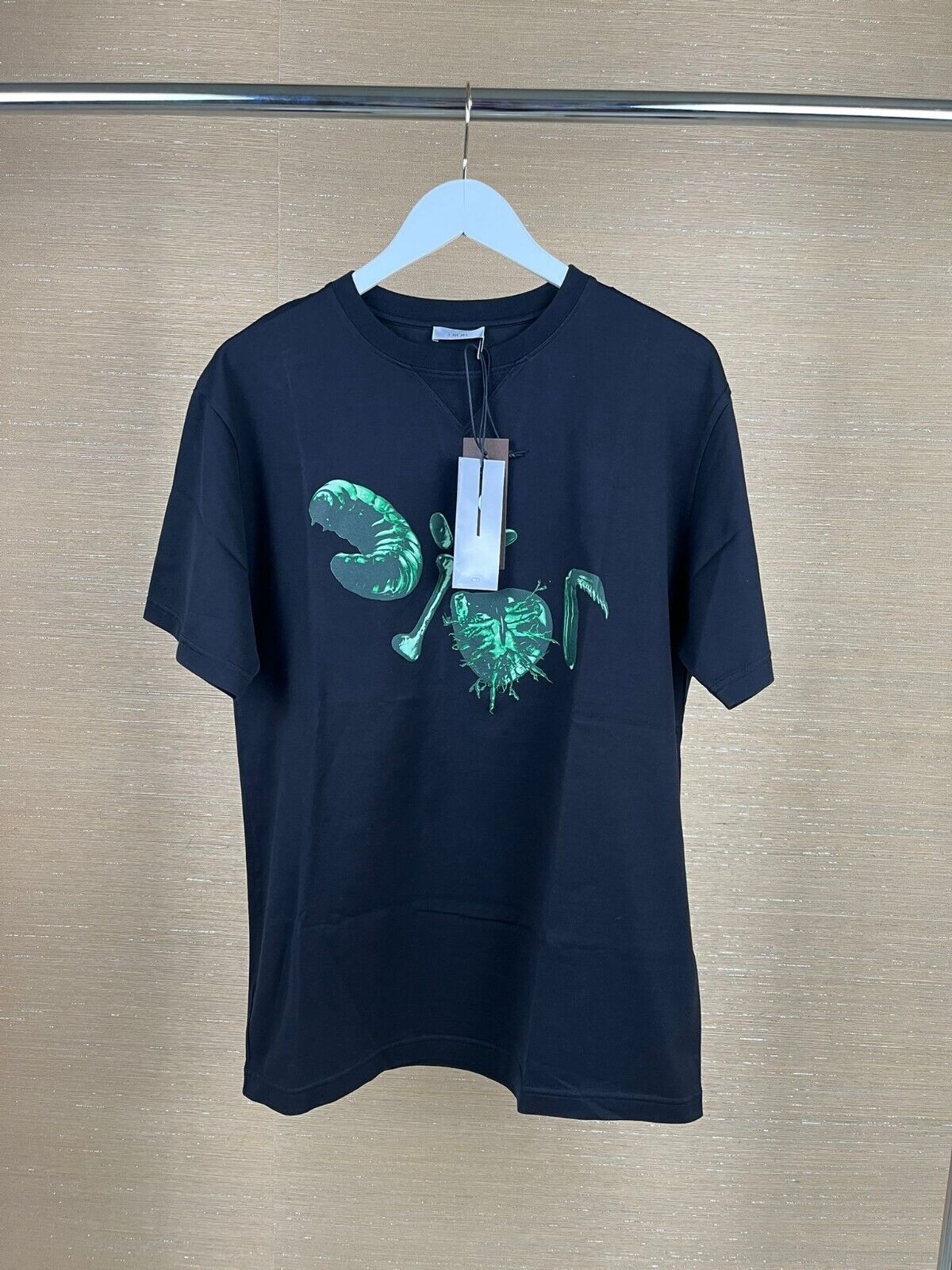 Dior × Travis Scott , Cactus Jack Logo T-Shirt SS in Black Dior × Travis Scott , Cactus Jack Logo T-Shirt SS in Black