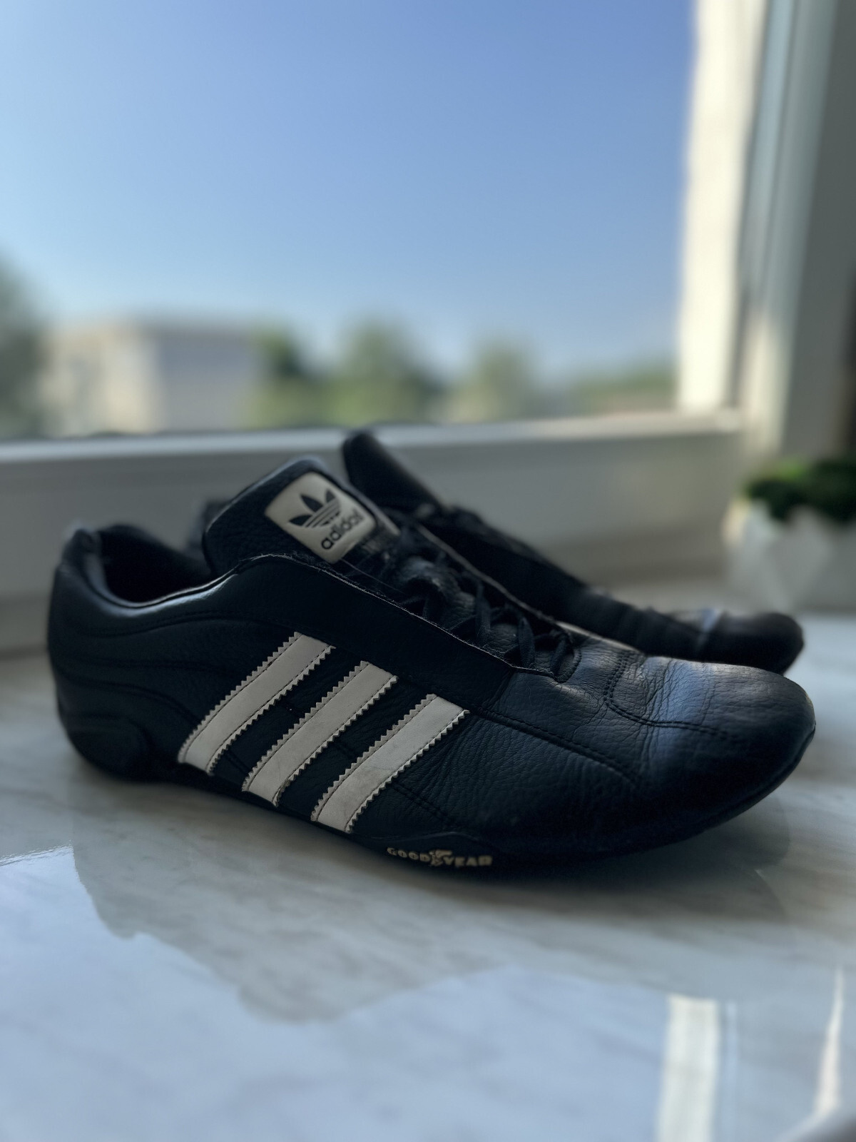 Adidas Adi Racer Low Goodyear 2008 Racing Shoes Black White