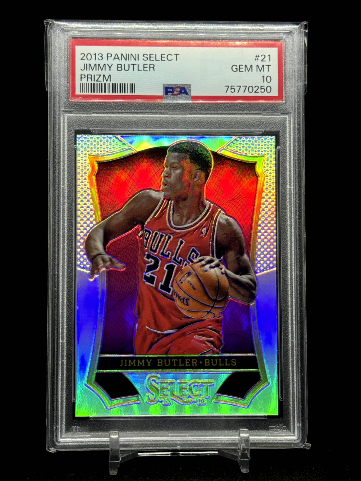 2013-14 Panini Jimmy Butler #21 Select Silver 2nd Year PSA 2013-14 Panini Jimmy Butler #21 Select Silver 2nd Year PSA
