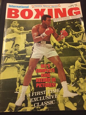 INTERNATIONAL BOXING APRIL 1973-''ALI'S COMPLETE RING RECORD IN PICTURES''