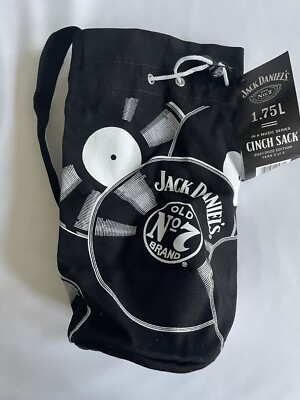 Jack Daniels Old No.7 Brand 1.75L Sling Sack Cinch Bag Limited Edition