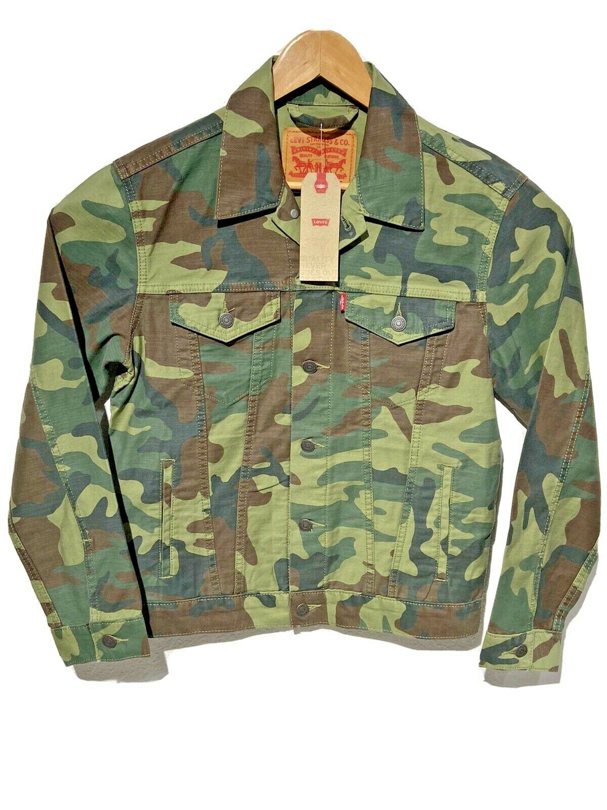Купить Levis Camo Trucker Jean Jacket 
