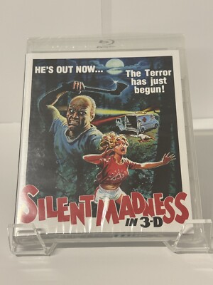 Silent Madness in 3-D (1984) Vinegar Syndrome Blu-ray (2-Disc Set) + 3D Glasses