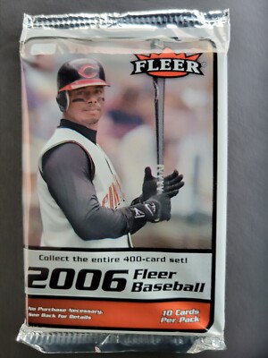 2006 Fleer LOOK4 RC'S Nelson Cruz,Adam Wainwright UNOPENED SEALED PACK 10 CARDS