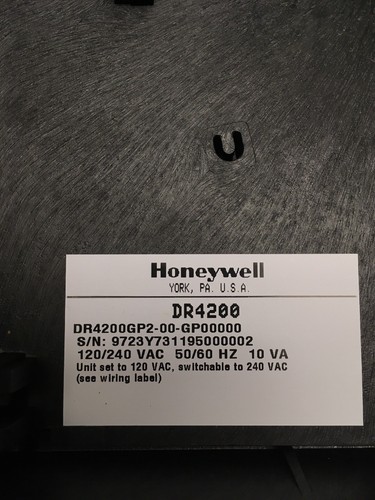 HONEYWELL DR4200GP2-00-GP00000 TRULINE CHART RECORDER Data Recorder
