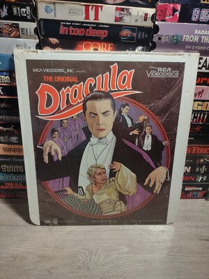 The Original Dracula (1983 RCA) SelectaVision CED VideoDisc Bela Lugosi B&W