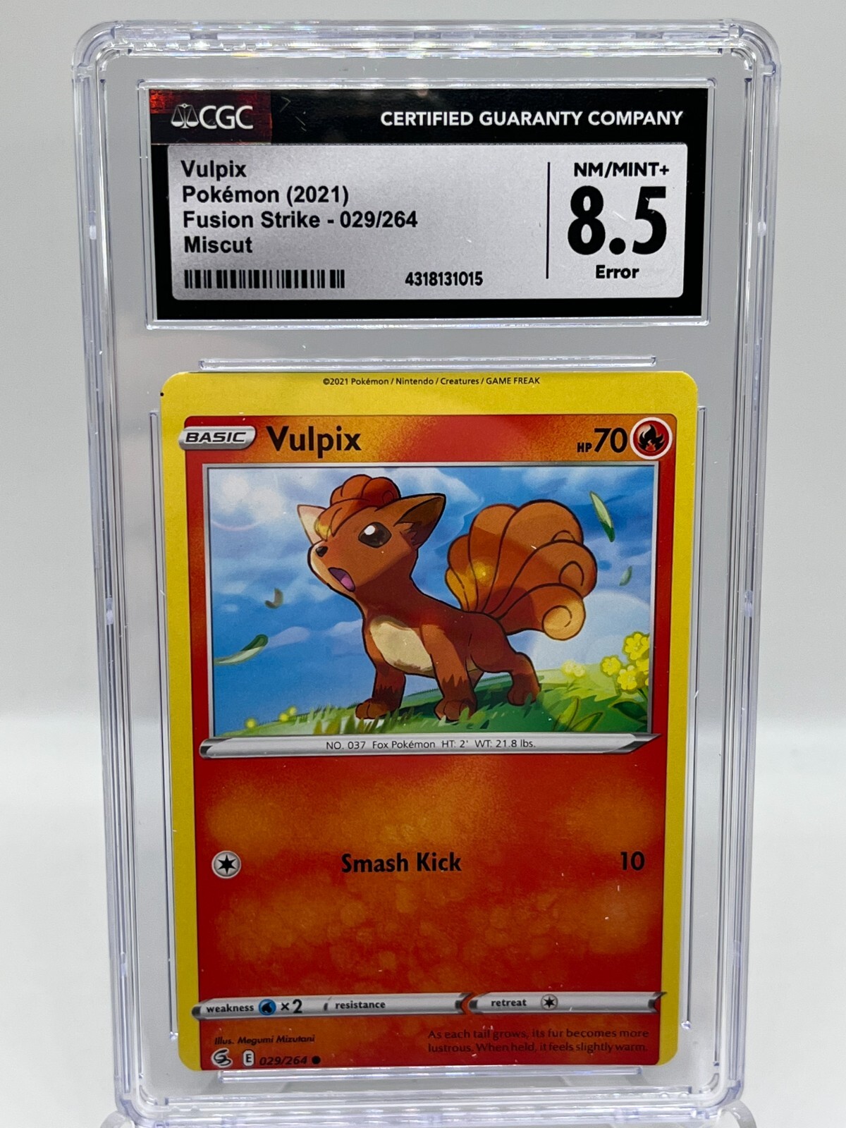 マクドポケカ NM]Charizard VMAX Pokemon Card Japanese 002/021 Swirly Error
