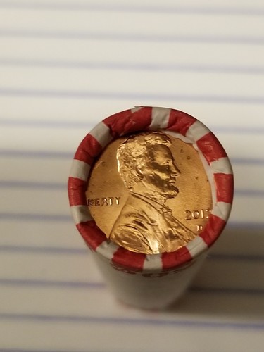 2012D LINCOLN SHIELD CENT UNCIRCULATED ORIGINAL PENNY SEALED ROLL Loomis