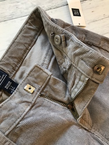 NWT Gap Kids Gray Corduroy Skinny Fit Pants 5 Y