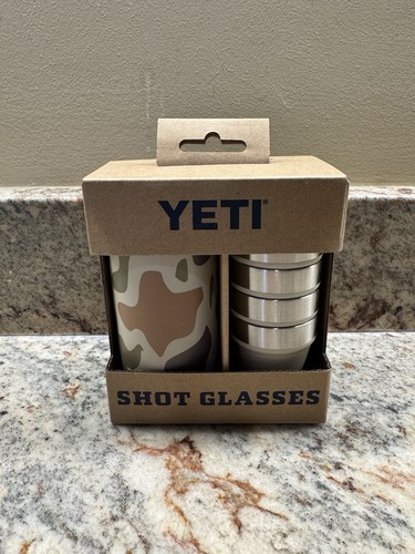 YETI Shot Glasses 🥃 - RARE & SOLD OUT - Tan Camo OG
