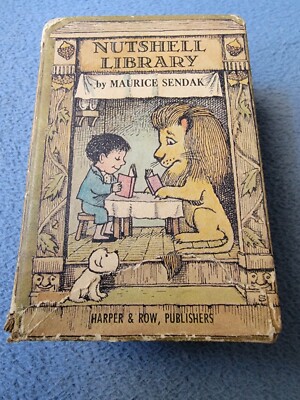 Nutshell Library by Maurice Sendak 1962 1st Edition ~ Complete w/ dust jackets